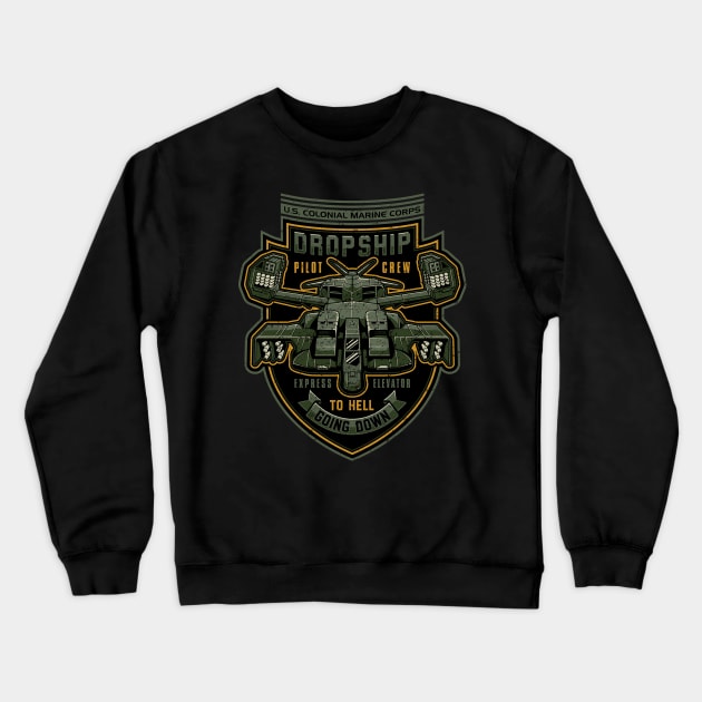 Express Elevator Crewneck Sweatshirt by adho1982